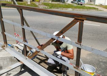 Pasajul pietonal din zona Spitalului Mioveni, aproape gata