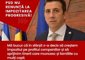 Nicolae Georgescu, deputat PSD de Argeș: PSD nu renunță la impozitarea progresivă!