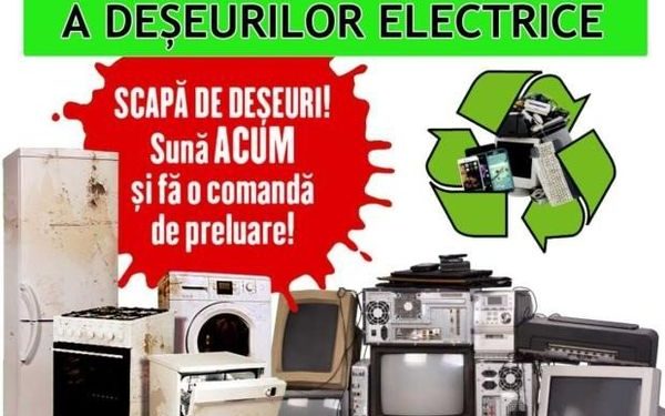 O nouă campanie de colectare gratuită a deșeurilor electrice și electronice în Mioveni