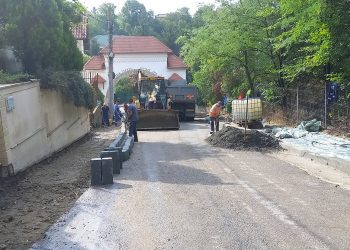 Gentea, mulțumit de cum se lucrează la reabilitarea străzii Aleea Poarta Eroilor