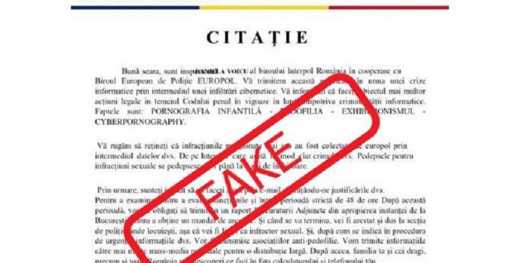 Atenție! Citaţii false sunt trimise pe e-mail