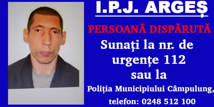 Argeș: Persoană dispărută!
