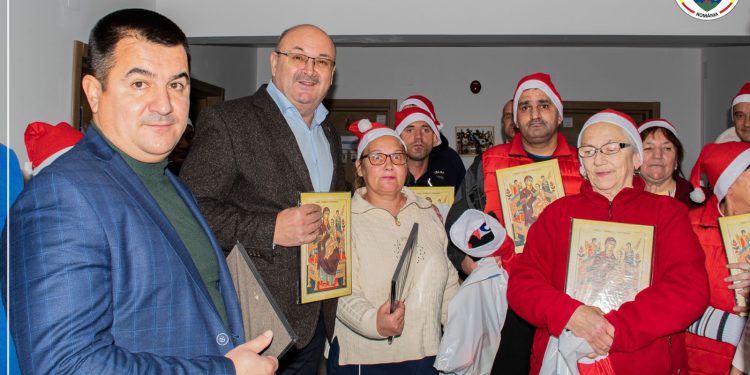 Moș Nicolae a venit la Complexul de 3 Locuințe Protejate Băbana