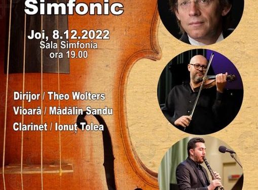 Dublu concert pentru vioară și clarinet al lui Bruch, în premieră, la Filarmonica Pitești