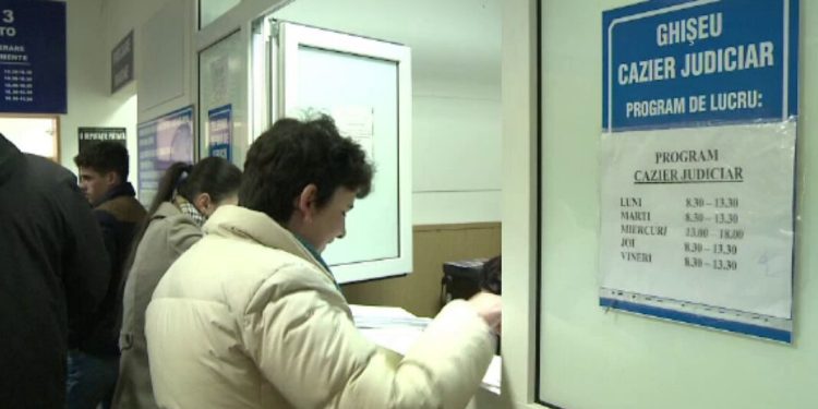 Cazierul judiciar se va putea elibera online