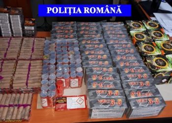 Peste două tone de articole pirotehnice confiscate în Argeș