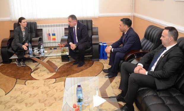 Primarul Gentea s-a întâlnit cu reprezentanții Ambasadei SUA