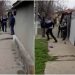 VIDEO: Polițiști bătuți cu propriul baston!!
