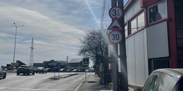 Noi limitatoare de viteză montate în Pitești