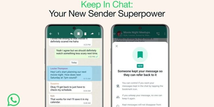 WhatsApp permite salvarea mesajelor care dispar