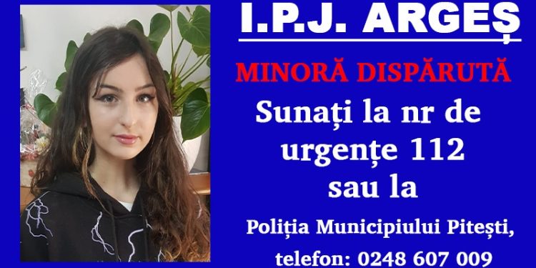 Minoră dată dispărută!