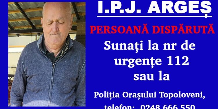 Bărbat din Pitești, dat dispărut!