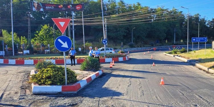 Lucrări la infrastructura din Mioveni