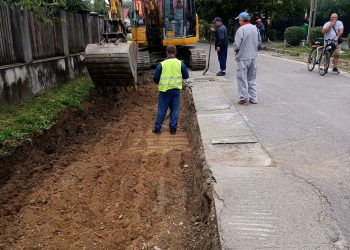 Lucrări de modernizare a străzilor din Bascov