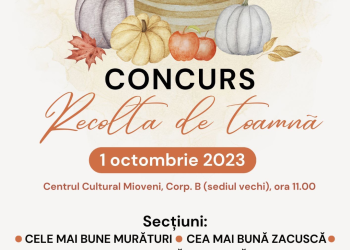 Mioveni: Concurs pentru cele mai bune murături, zacuscă și dulceață