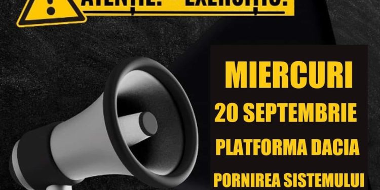 ATENȚIE! Exercițiu de protecție civilă la Uzina Dacia!