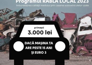 ANUNȚ privind deschiderea sesiunii de finanțare a Programului Rabla Local la nivelul UAT Pitești, județul Argeș