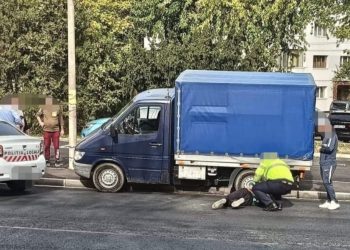 Polițiștii locali au încătușat un șofer agresiv