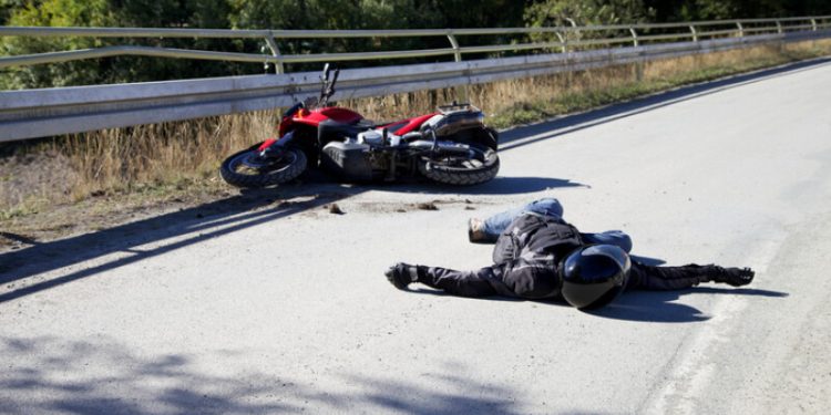Accident cu motociclist, la Recea