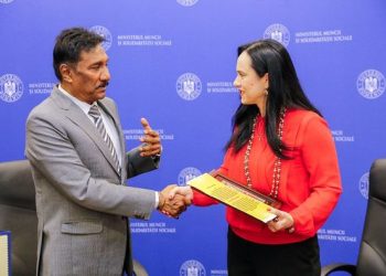 Ministrul Muncii Simona Bucura-Oprescu s-a întâlnit cu ministrul Muncii din Nepal