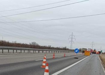 Lucrări pe A1 în zona Căteasca