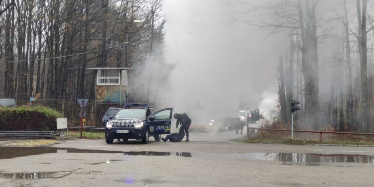 Exercițiu tactic organizat de Jandarmeria Argeș