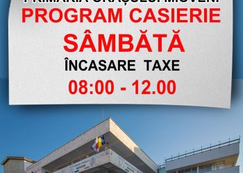 Program suplimentar la TAXE ŞI IMPOZITE în luna MARTIE la Mioveni