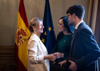 Reuniune bilaterală a ministrului Muncii și Solidarității Sociale, Simona Bucura-Oprescu, cu vicepremierul și ministrul Muncii și Economiei Sociale din Spania, Yolanda Diaz Perez