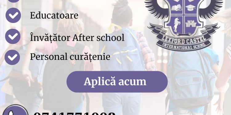 Lexford Castel (Școală și Grădiniță), Pitești scoate la concurs mai multe posturi vacante