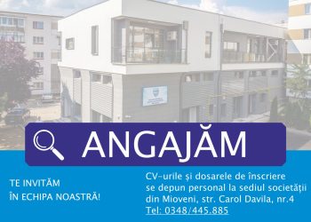 S.Ed.C Mioveni angajează!