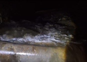 Drumul spre Vf. Moldoveanu s-a rupt