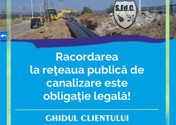 Mioveni: Racordarea la reţeaua publică de canalizare este obligaţie legală!