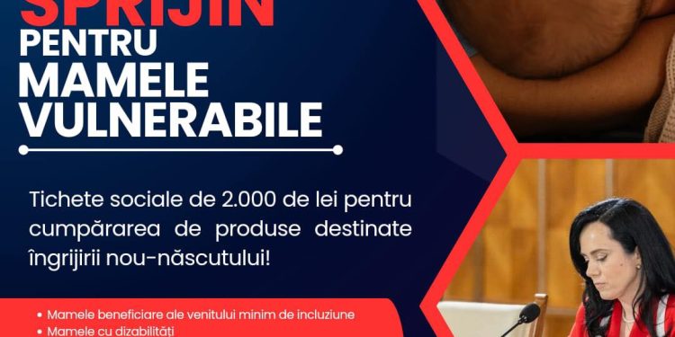 Ministrul Simona Bucura-Oprescu: Sprijin pentru mamele vulnerabile