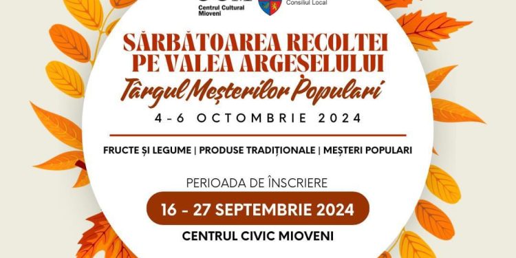 Producătorii agricoli și meșterii populari sunt așteptați la Mioveni!