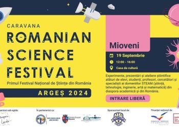 Caravana ROMANIAN SCIENCE FESTIVAL ajunge mâine, la MIOVENI !