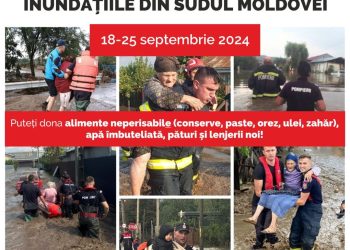 Mioveni: Campanie de solidaritate pentru victimele inundațiilor din Sudul Moldovei
