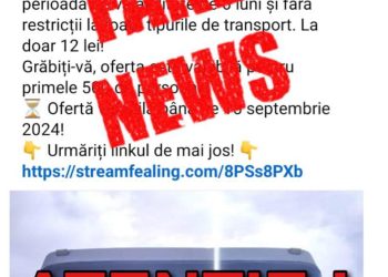 Anunț important! Nu accesați link-ul postat pe Facebook cu titlul „card transport public Pitești”