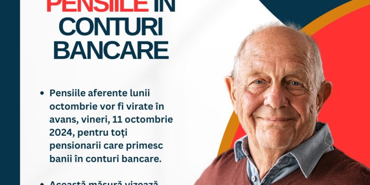 Pensionarii își vor primi banii mai devreme în luna octombrie