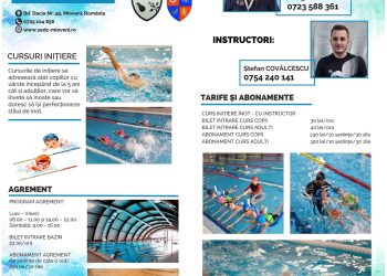 Oferta Bazinului de înot Mioveni