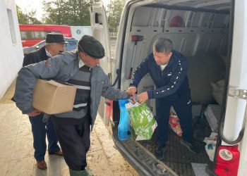 Ajutoarele strânse în cadrul campaniei organizate de Primăria Mioveni au ajuns în județul Galați