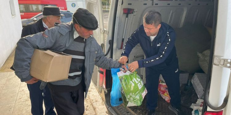 Ajutoarele strânse în cadrul campaniei organizate de Primăria Mioveni au ajuns în județul Galați