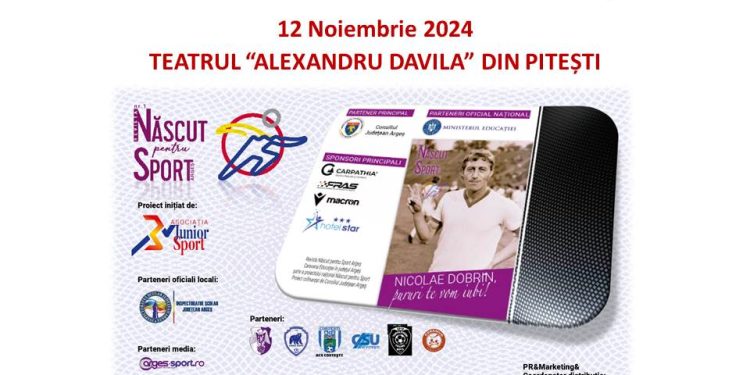 Evenimentul de lansare al primului număr al Revistei “Născut pentru Sport Argeș”. Aplaudăm, la scenă deschisă, valorile sportul argeșean!