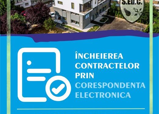 Încheierea contractelor de furnizare/prestare a serviciului de apă și de canalizare se poate face și prin corespondență electronică!