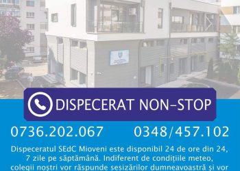SC Servicii Edilitare pentru Comunitate Mioveni nu desfășoară activități de lucru cu publicul în zilele libere legale