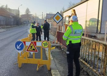 Atenție! Lucrări în zona Podului Getica de la Mioveni