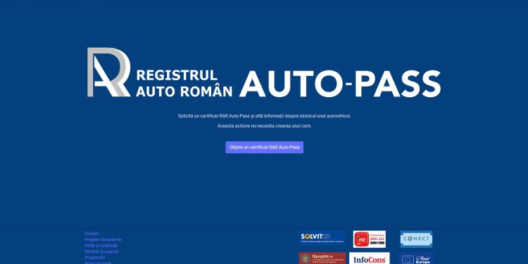 RAR Auto-Pass – Certificat emis EXCLUSIV de Registrul Auto Român!