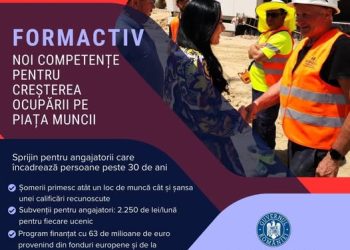 „FORMACTIV” – Un nou program de ocupare și formare profesională. Ministrul Simona Bucura-Oprescu: ”Dezvoltăm noi competențe pentru creșterea ocupării pe piața muncii”