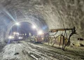 Autostrada Sibiu – Pitești: Mai sunt 17 metri de forat din Tunelul Daniela