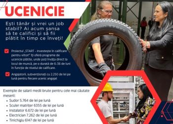 Ești tânăr și vrei un job stabil? Ai acum șansa să te califici și să fii plătit în timp ce înveți!