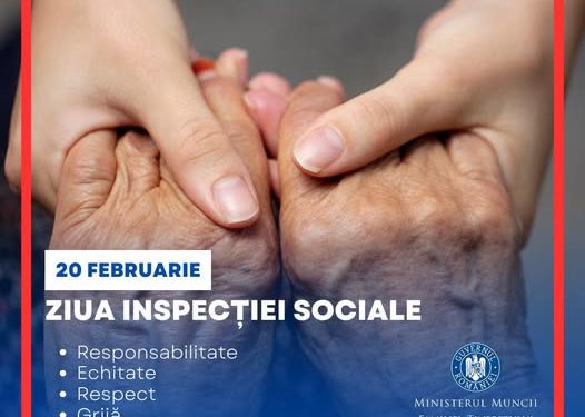 Oameni pentru oameni – Ziua Inspectorului Social și a Inspecției Sociale